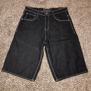 South Pole NEW Mens Black Relaxed Fit Shorts 38